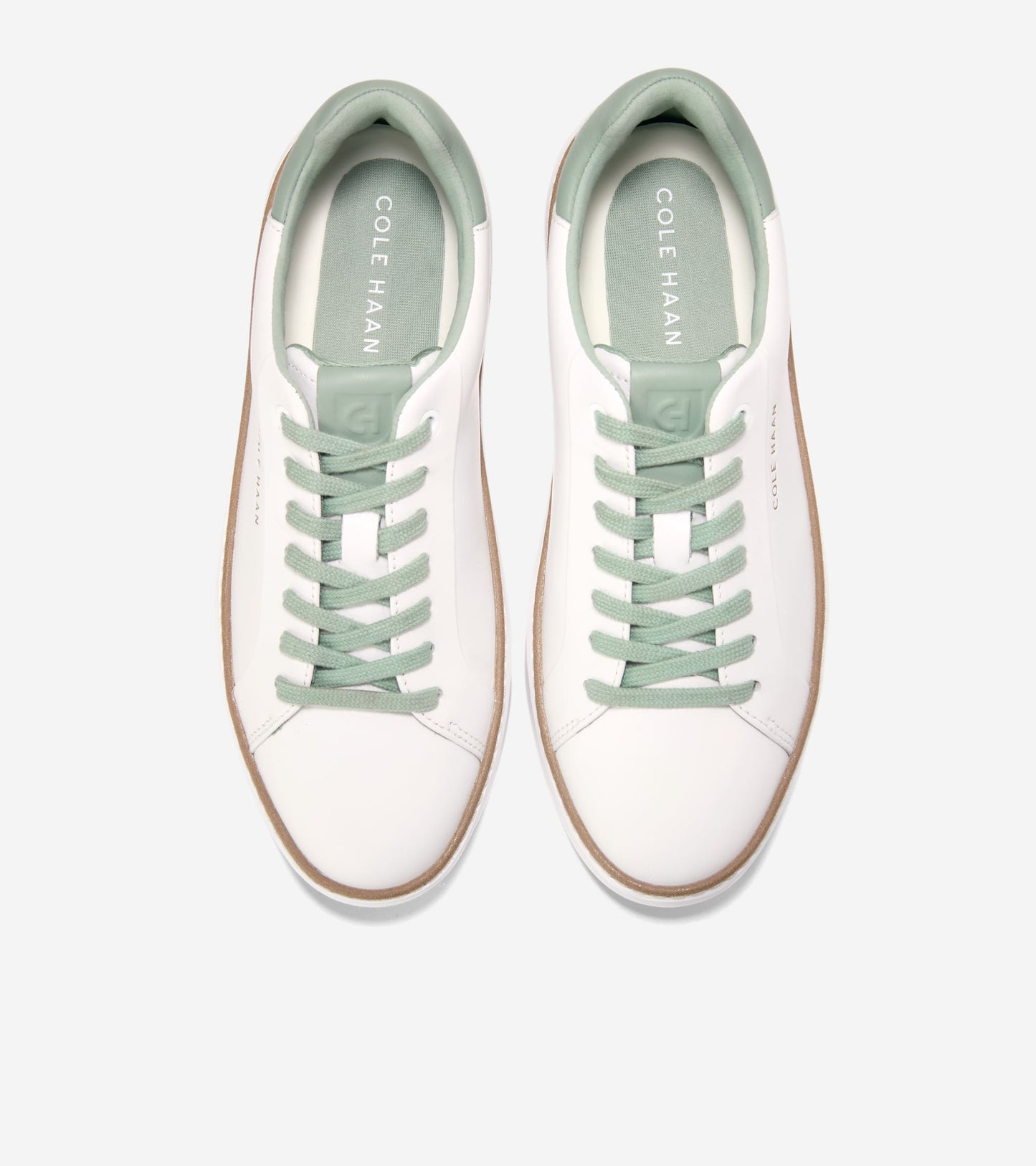 W36267:OPTIC WHITE / LILY PAD LEATHER