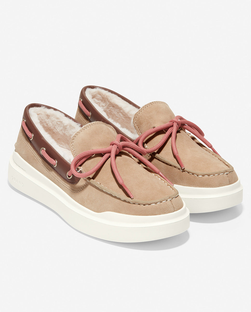 Mocasines Náuticos de Mujer | Women's GrandPro Shearling Boat Shoes