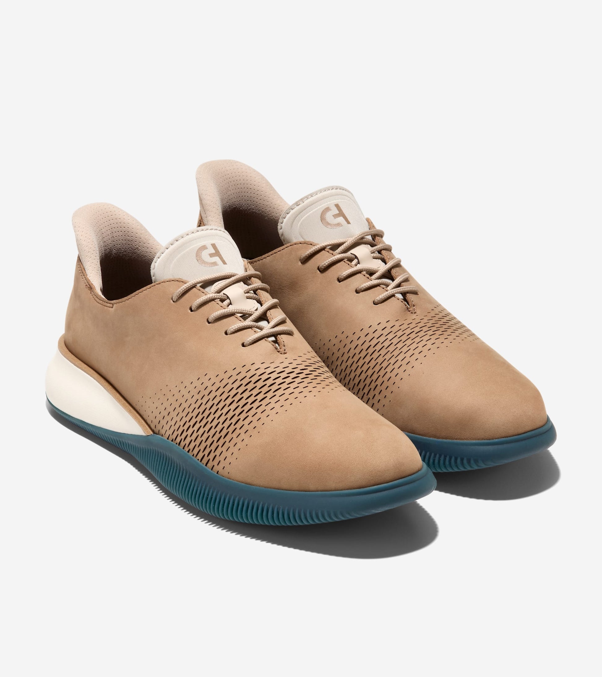C46098:CH DARK LATTE NUBUCK / NATURAL / MEDITERRANEA
