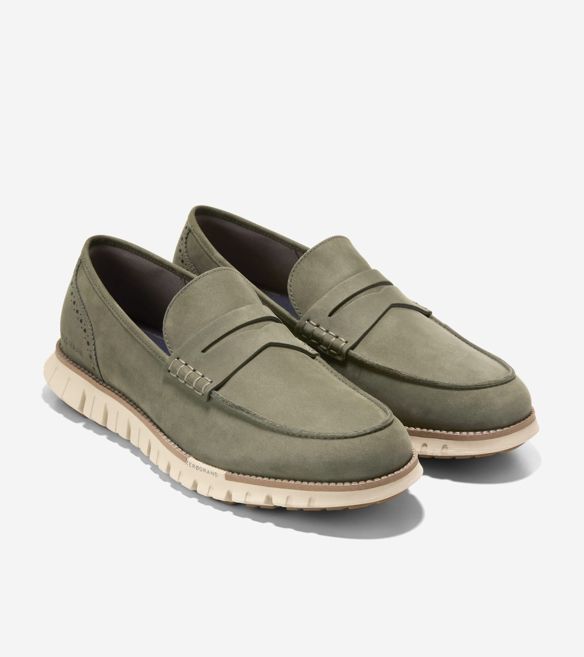 C42513:DUSTY OLIVE NUBUCK / NATURAL / ANGRORA