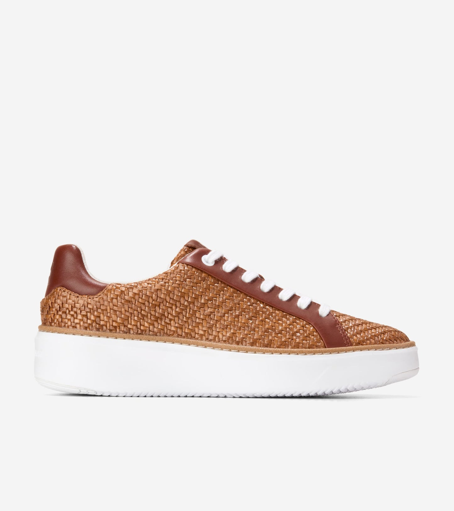 W33176:DARK RAFFIA/CH DK CUOIO/WHITE