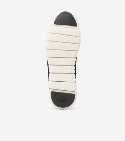 W06723:BLACK KNIT/LEATHER/IVORY