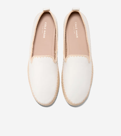 W37030:CH POWDER LEATHER / NATURAL RAFFIA