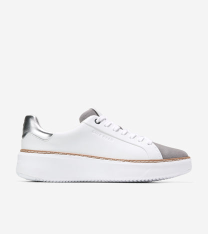 W33828:WHITE LTR/FROST GRAY SDE/SILVER METALLIC LTR