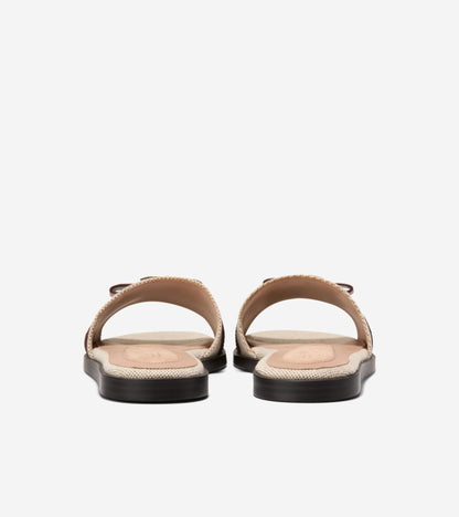 W35787:NATURAL CANVAS/CH MAHOGANY CROC PRINT LTHR